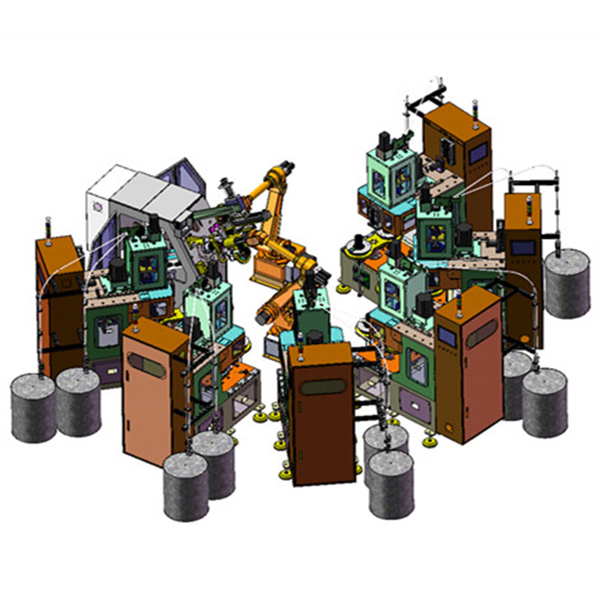 Jalur produksi motor stator otomatis -1